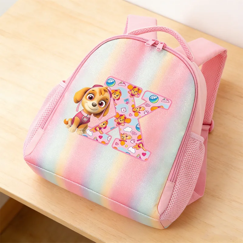 

Милые рюкзаки Paw Patrol с рисунком Скай, школьный рюкзак с принтом букв A-Z, модный рюкзак, подарки для школы и вечеринок