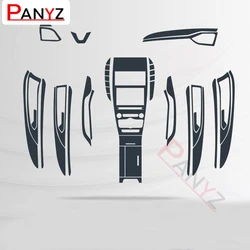 TPU For Lincoln Corsair Aviator Nautilus Navigator Continental MKC MKZ Car Interior Sticker Central Control Gear Door Air Panel