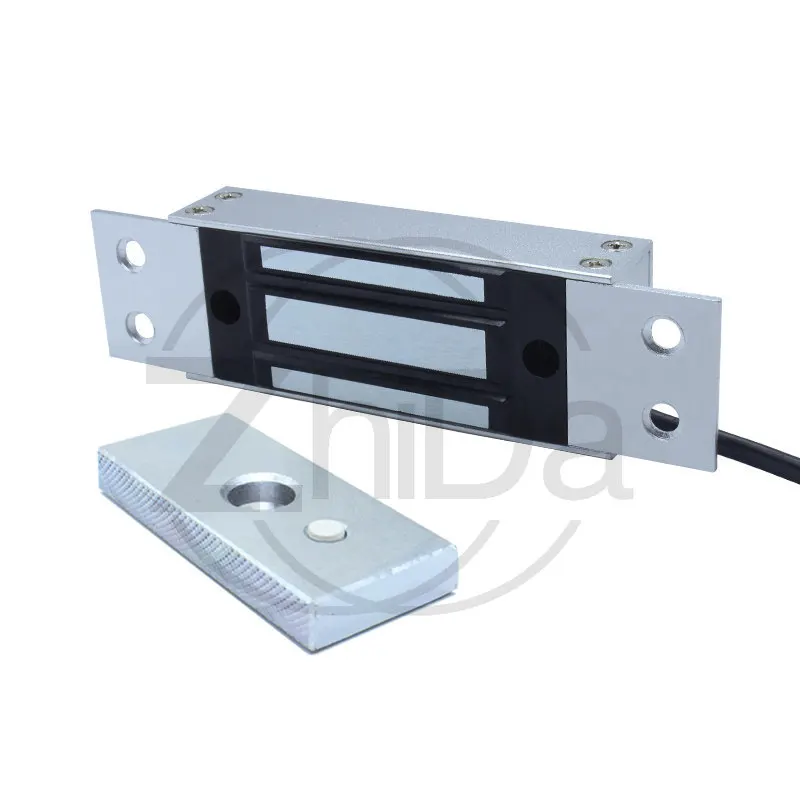 DC12V 24V Mini 60KG Magnetic Lock Waterproof Fail‑Safe With Feedback For Escape Room