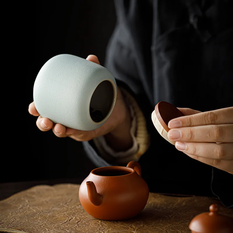 Tea Jar With Wooden… - image