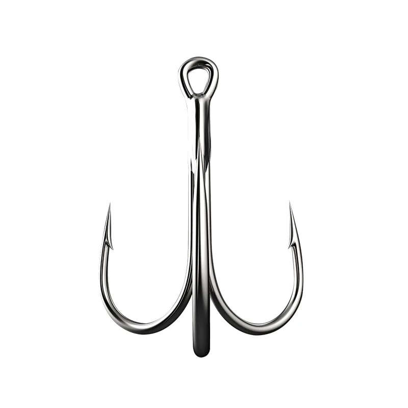 100 قطعة BBK 6062 خطاف ثلاثي Baitholder باس الصيد هوك إغراء حامل يطير ربط كرنك مجموعة خطاف إبرة المياه المالحة صيد السمك