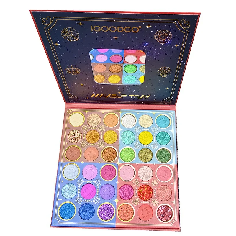 36 Colors Eye Shadow Plate Shimmer Matte Shimmering Powder Sequins Makeup Palette Stage Makeup Cos Palette