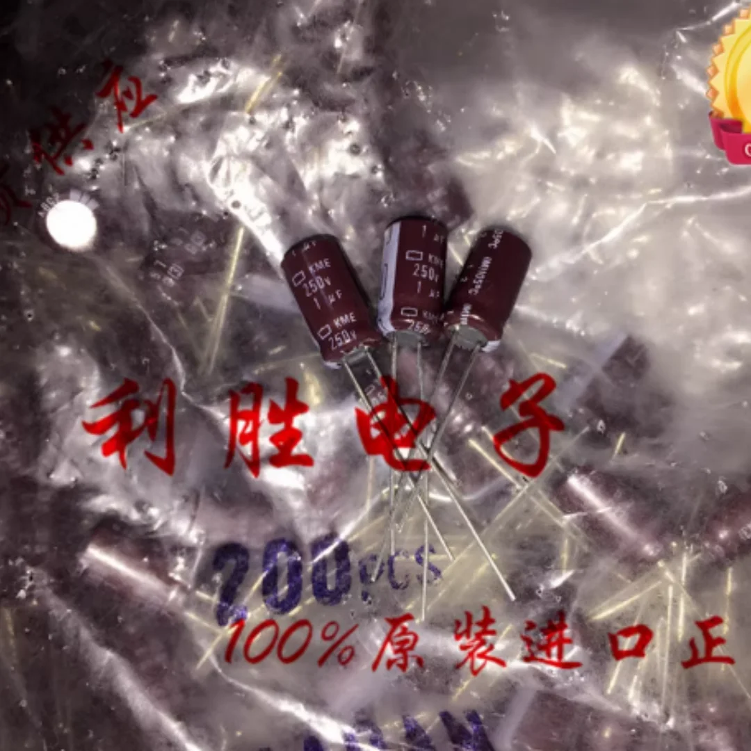 1UF 250V Japanese NCC Black Diamond electrolytic capacitor 250V1UF 6*11 KME KMG 105 degrees
