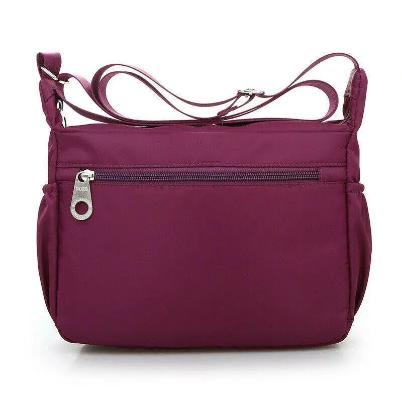 Mulheres Saco Impermeável Oxford Saco De Pano Multi Bolso Mensageiro Bolsa De Ombro De Lona Multifuncional Crossbody Bags