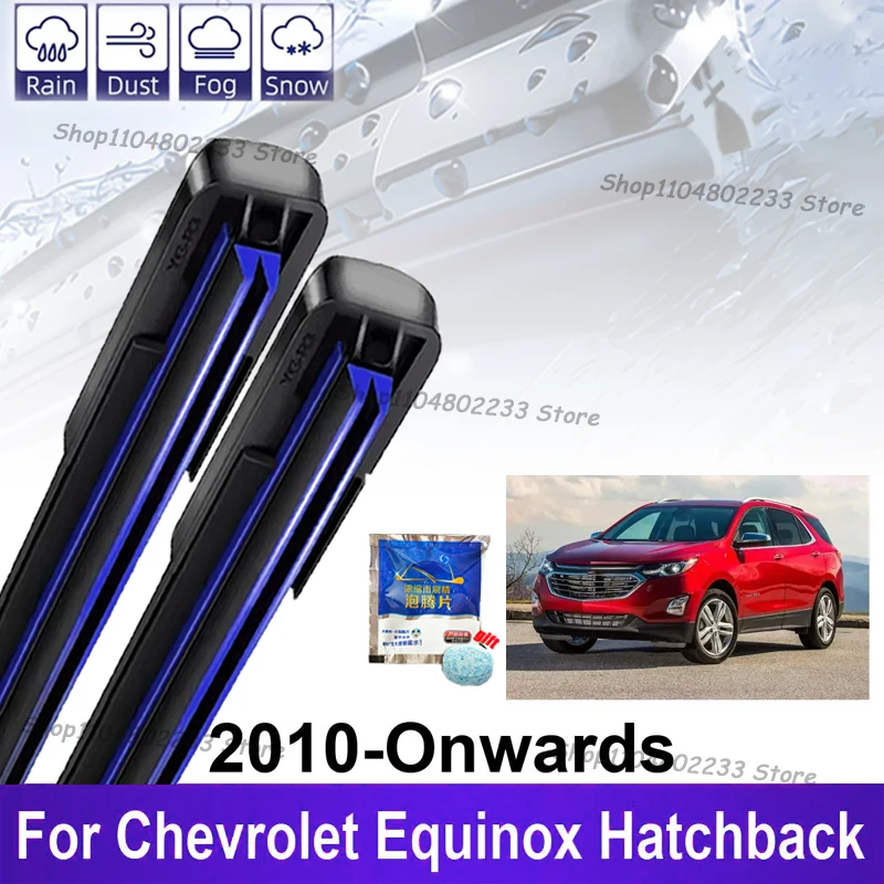 

2pcs Car Wiper For Chevrolet Equinox Hatchback 2010-Onwards Front Wiper Blades Brushes Cutter Auto Accessories High Quality Rubb