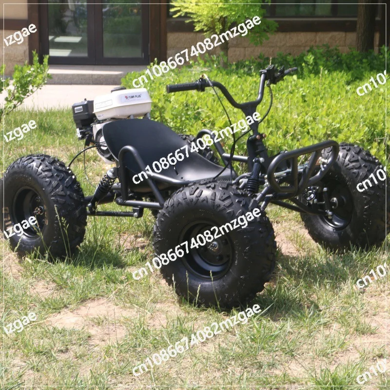 212Cc Off-Road Kart Racing with 10-Inch Tires All-Terrain 4 Wheels UTV Beach Mountain Drift Adult Dune Kart Utility Vehicle