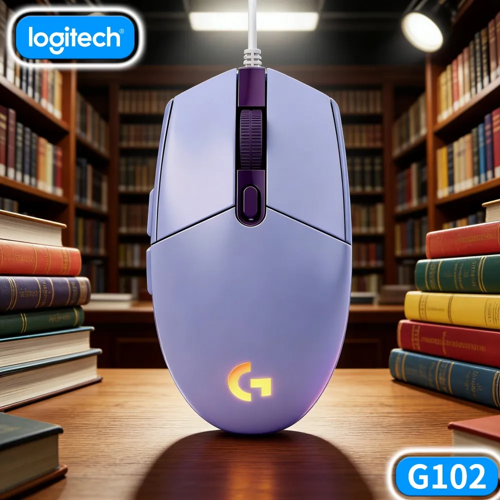 Logitech G102 Prodigy Gaming Mouse,Fast USB Identification,Device Detection Complete Instantly After Plug Connection