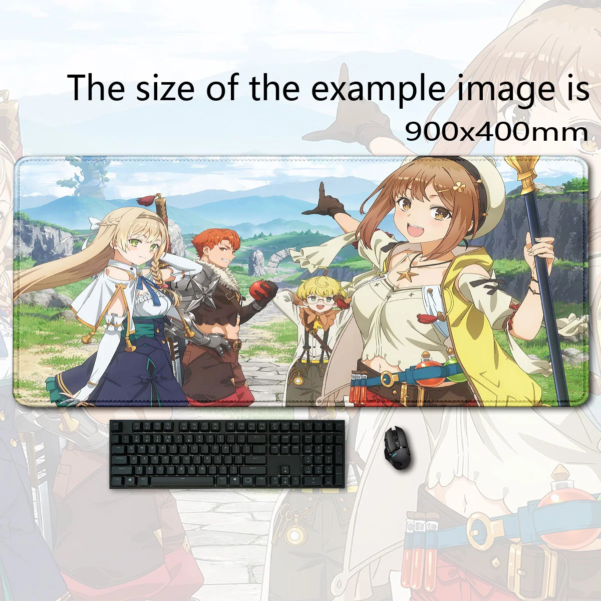 

game Atelier Ryza Table Rugs Anime Accessories Notepad Gamepad Laptop Computer Silicone Anime mouse pad Xxl Sexy mousepad Desk