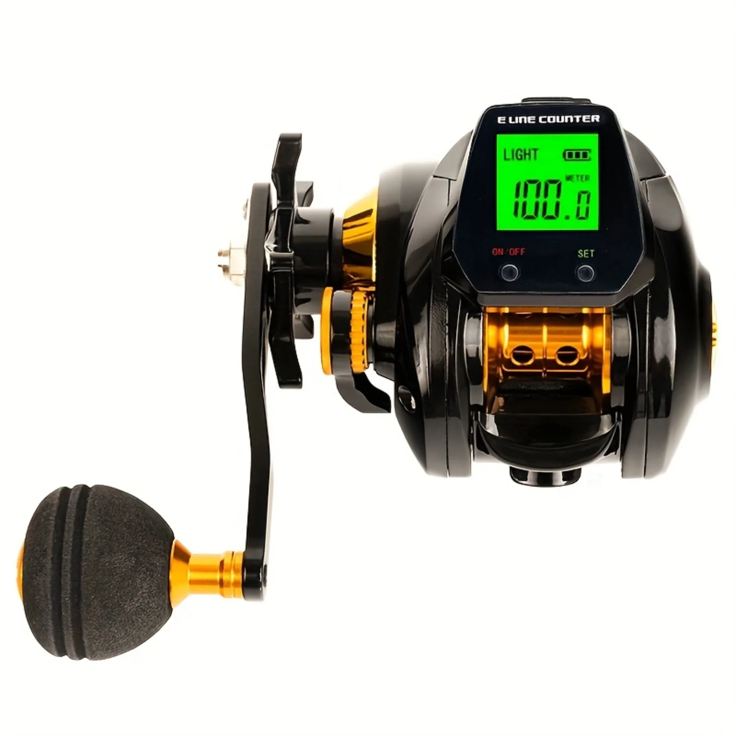 

Large-screen Digital Display Baitcast Reel, Sea Fishing Belt Exhaust Precise Counting, Slow-down Raft Fishing Wheel, Bridge Fish