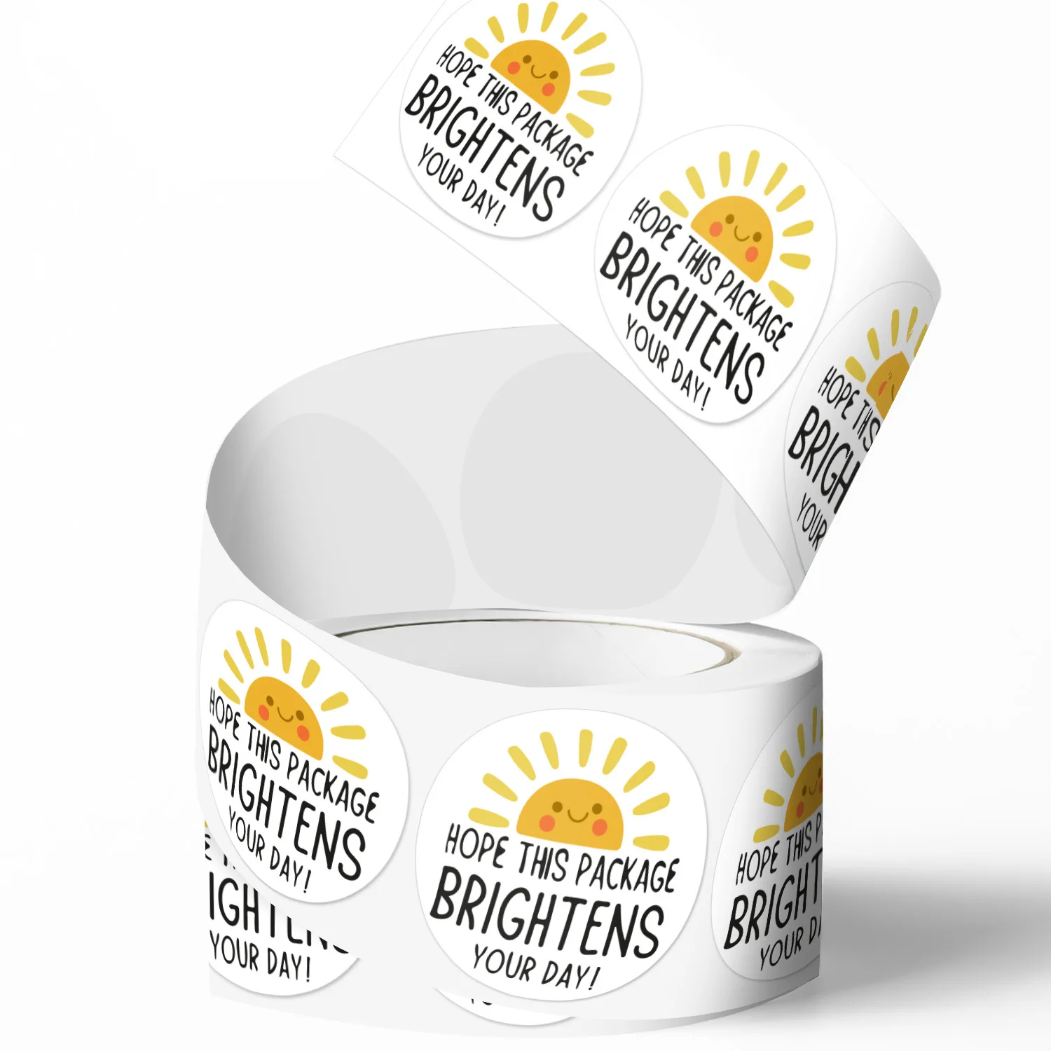 500-sheet roll stickers for corporate drawings, hand-made decorations, sealing labels, and happy doodle stickers