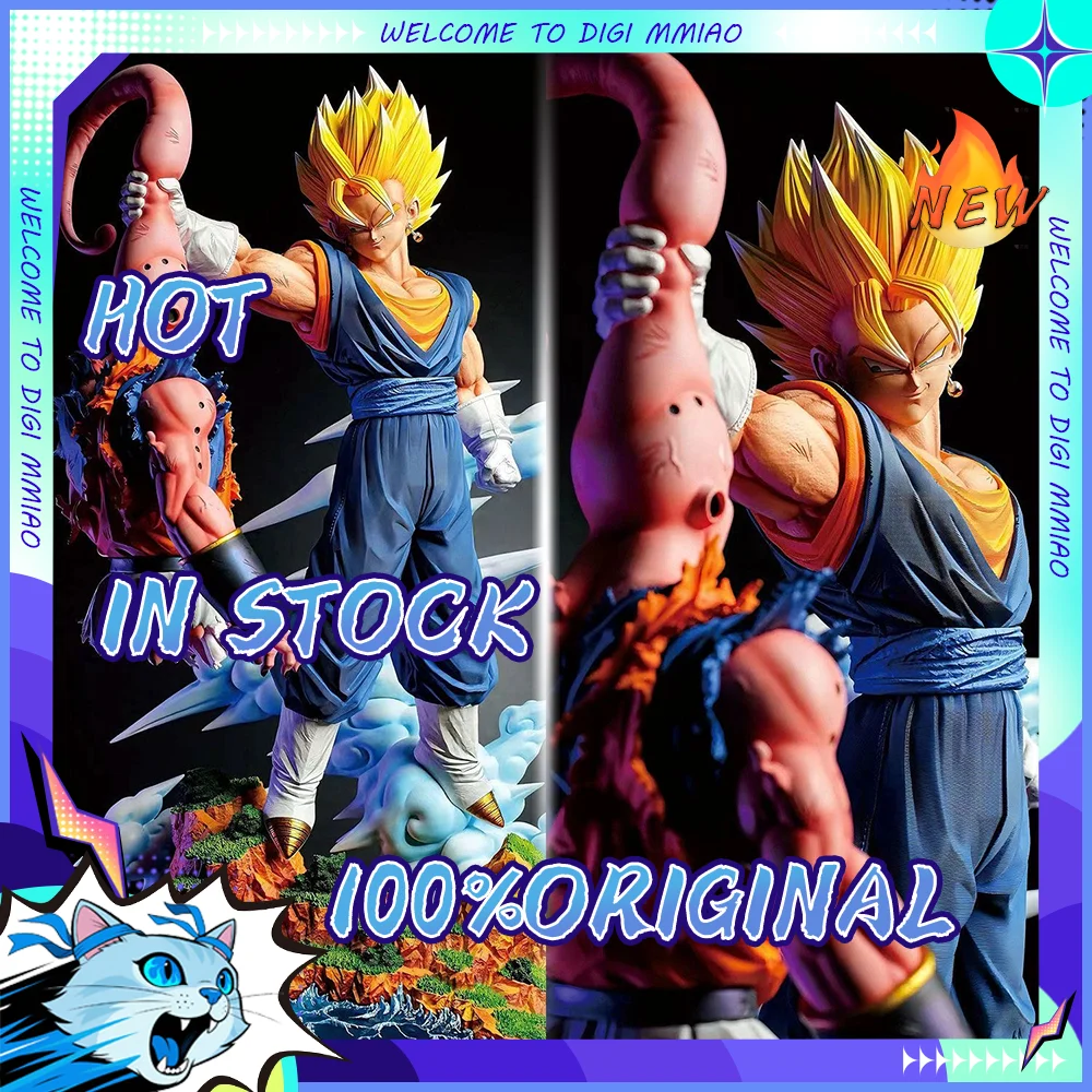 

32cm/12.6inch Anime Dragon Ball Z Vegett Vs Majin Buu Figure Super Saiyan Action Figures Gk Statue Collection Model Toy Gifts