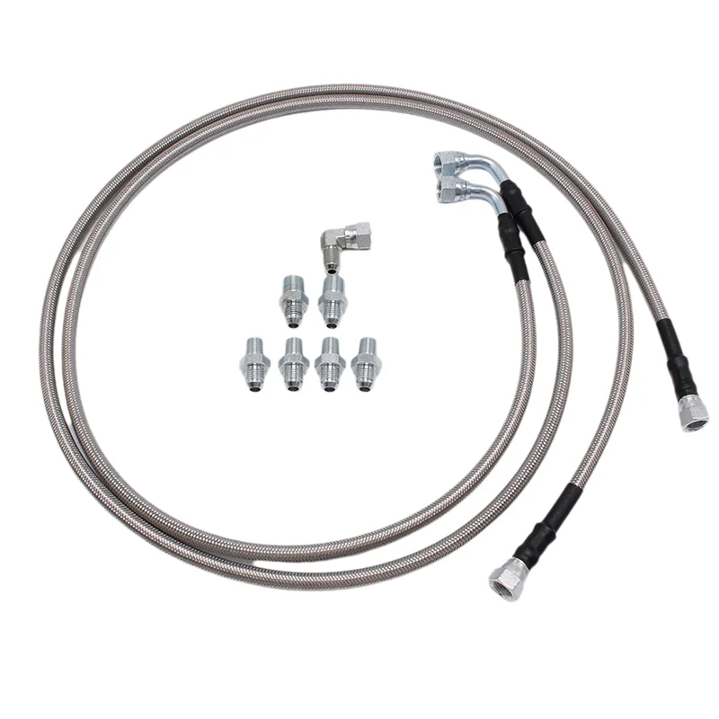 

Комплект шлангов охладителя трансмиссии Superior-SS, 2 шт., длина 52 дюйма для Chevy Ford GM GMC, Buick Cadillac TH350 700R4 TH400