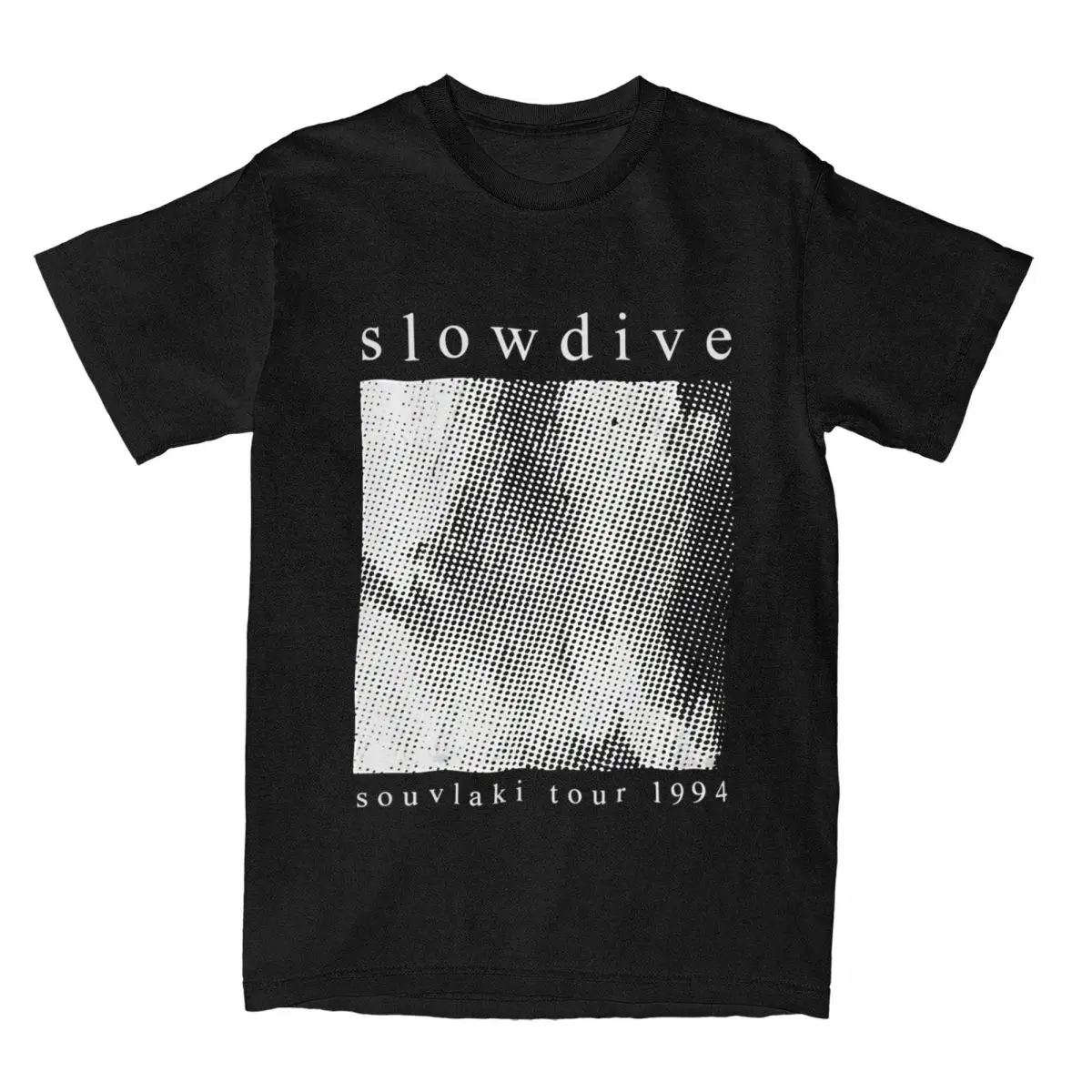 Koszule męskie damskie Band Slowdive Souvlaki Tour akcesoria śmieszne 100% bawełniane t-shirty z krótkim rękawem koszule z okrągłym dekoltem prezent urodzinowy