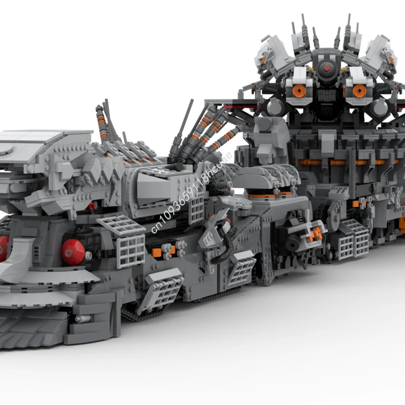 

10747 шт. MOC Alteisen MKVI поезд развивающие строительные блоки собрать рождественский подарок детские нарядные игрушки кирпич