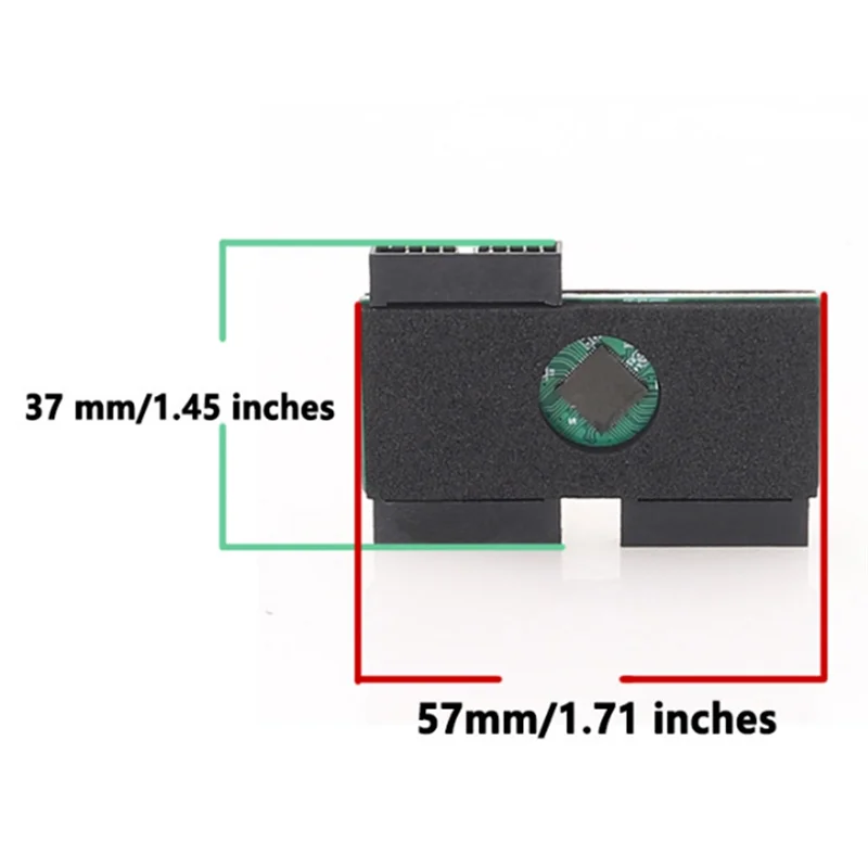 -FDDT Usb 3.0 19Pin 1 To 2 HUB With Chip And Modular Cable Design USB 19Pin HUB Motherboard 19Pin USB3.0 Data Extension Cable