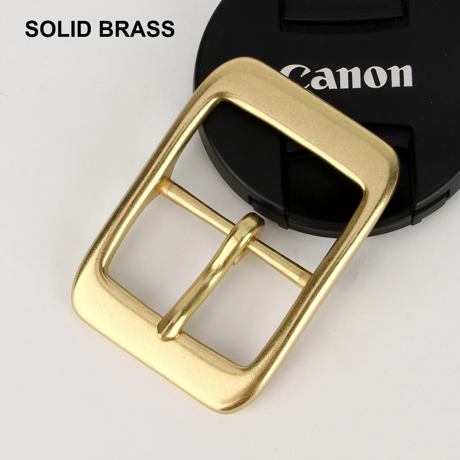 1 قطعة الصلبة النحاس 40 مللي متر حزام أبازيم النحاس النقي الرجال زنار رئيس دبوس واحد مشبك الجينز الإكسسوار DIY بها بنفسك الجينز اكسسوارات