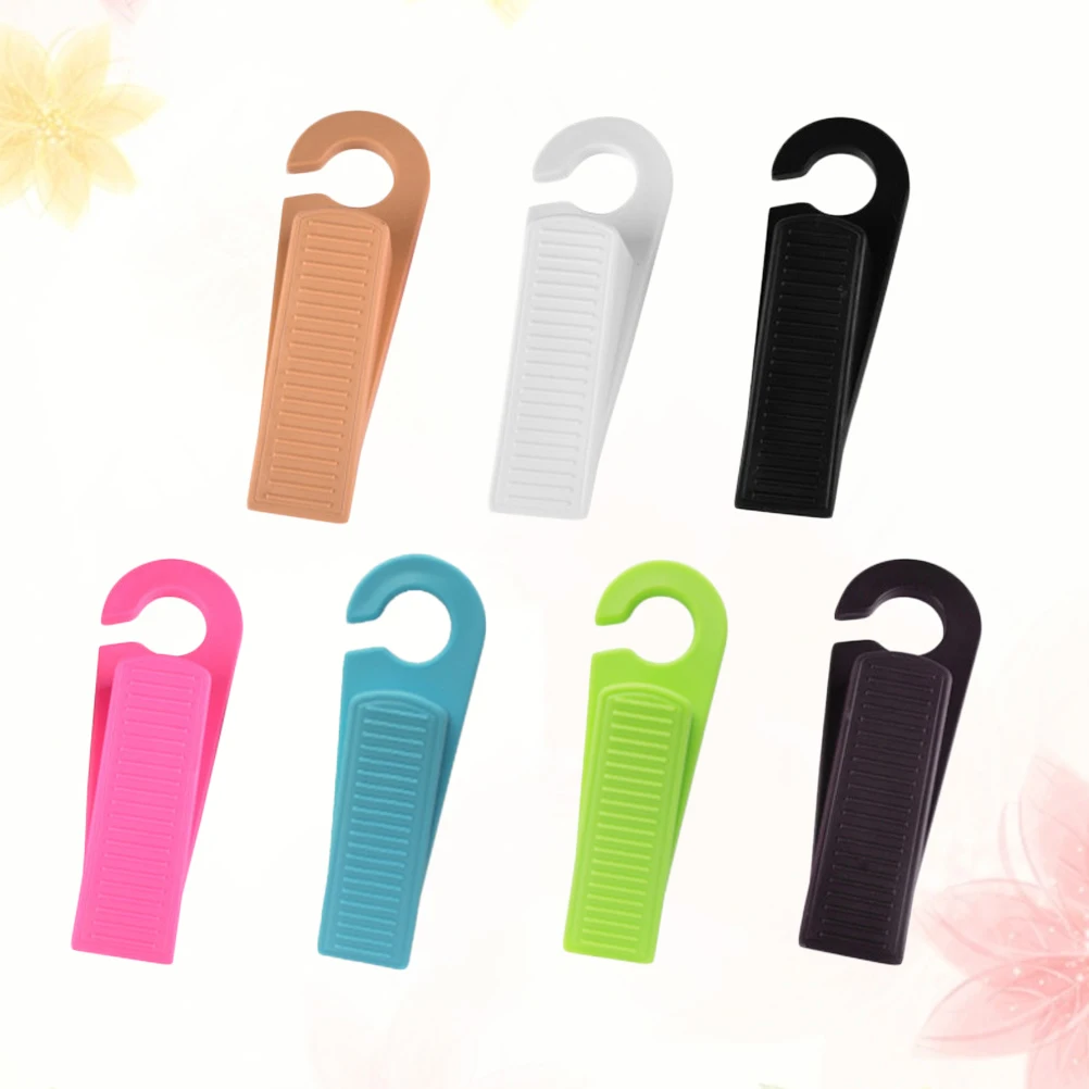 

5pcs Toddlers Safety Door Blocks PVC Door Stop Resistant Door Stopper Shield Finger Protector (Random Color)