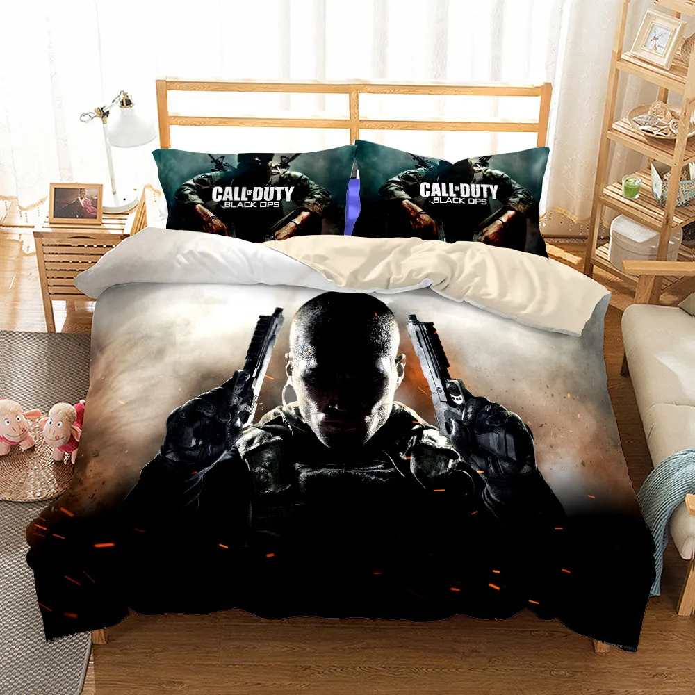 

Комплект постельного белья Call of Duty Single Twin Full Queen King Size Game Shooting Bed Set Комплекты пододеяльников для спальни для взрослых и детей Игра с 3D-принтом