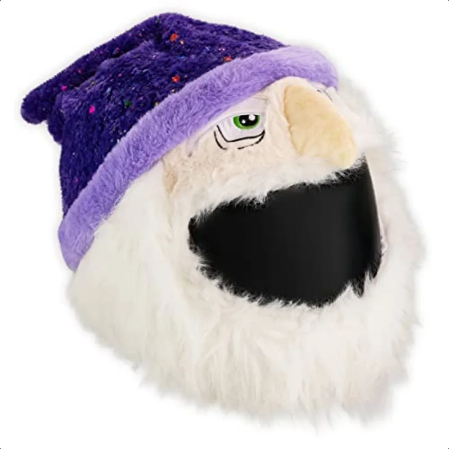 

Helmet Cover for Motorcycle Helmet Fun Rides and Gifts Cover Only. Helmet Not Included Wizard