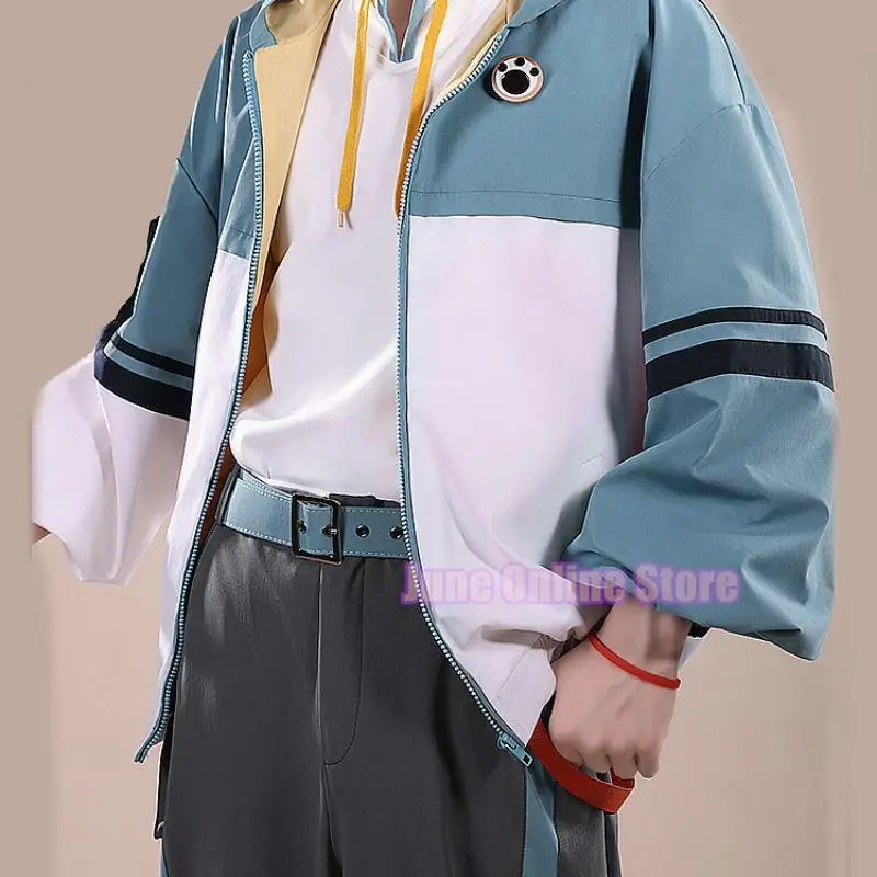 Genshin Impact Gorou Cosplay Costume Daily Fashion Men Uniforms Gorou Puppy Element Clothing Costumes Casual Wear Cos Wig Tail