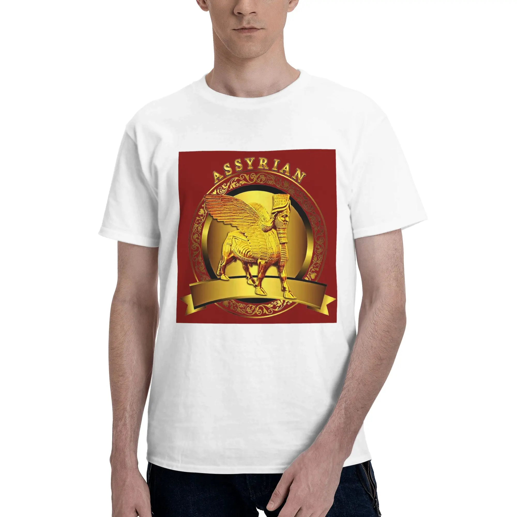 

Роскошная футболка с флагом Suryoyoyo из 100% хлопка, мужские классические футболки, мужские футболки с круглым вырезом и коротким рукавом, S-6XL