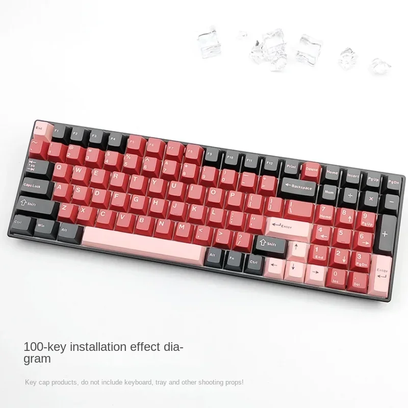 126 Keys/set GMK Key Cap PBT Cherry Profile Double Shot Keycap Thermal Sublimation Mechanical Keyboard for Customization