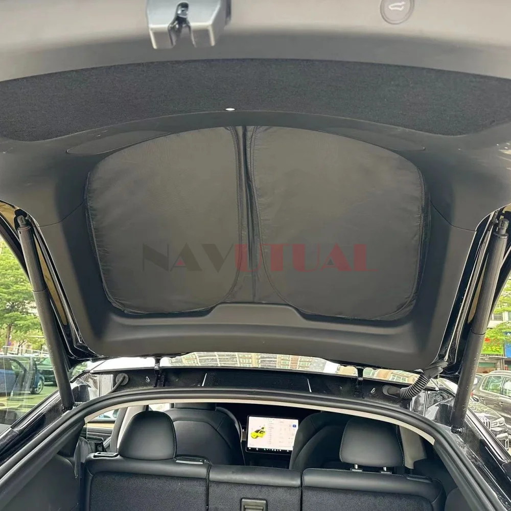 Privacy Sun Shade for Tesla Model 3 Model Y 2016- 2023 Custom-Fit Car Side Window Sunshade Blind Shading for Camping Hiking Rest