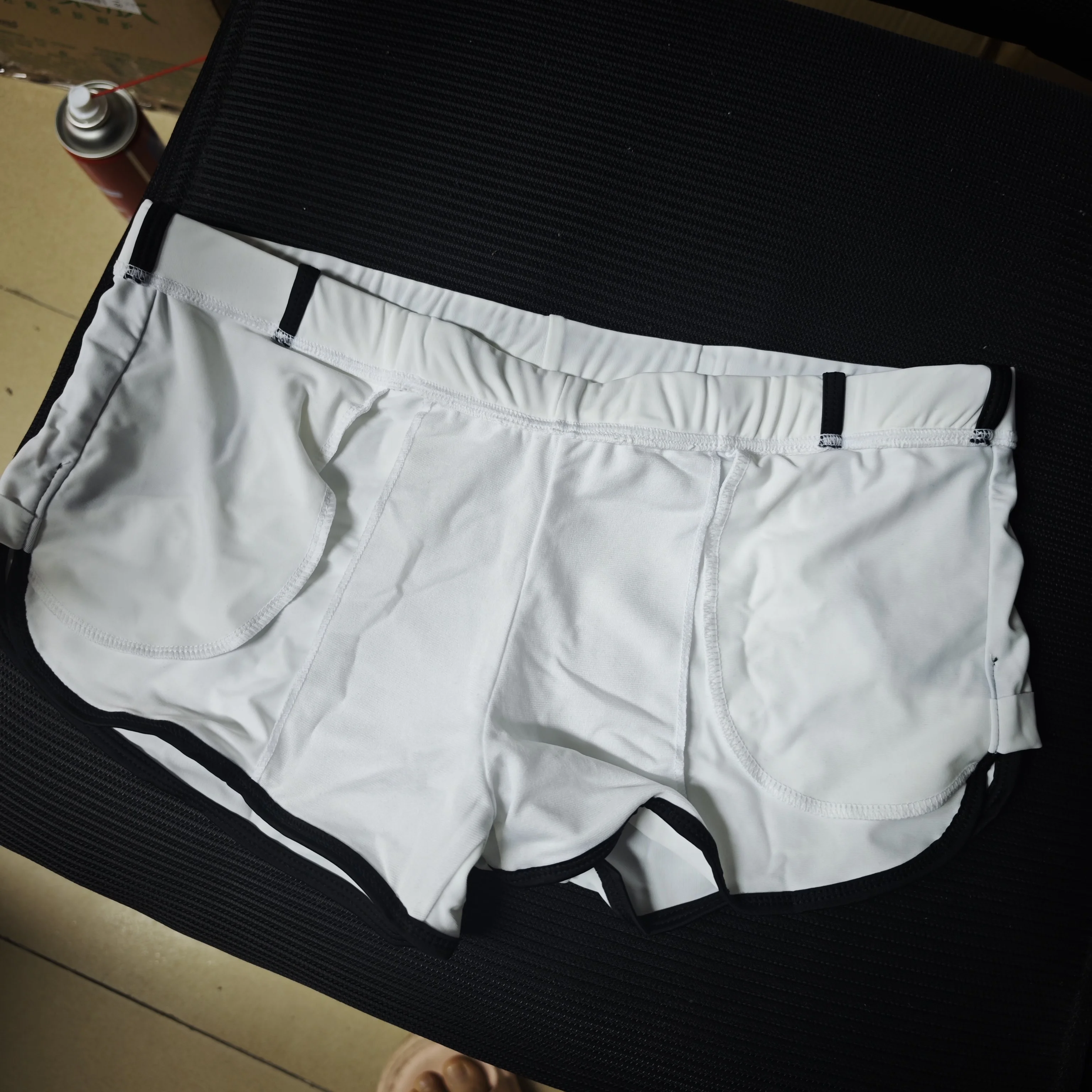 2026Fashion color matching men's underwear low-rise men's swimming trunks soft, light and breathable boxer shorts 4008-DK