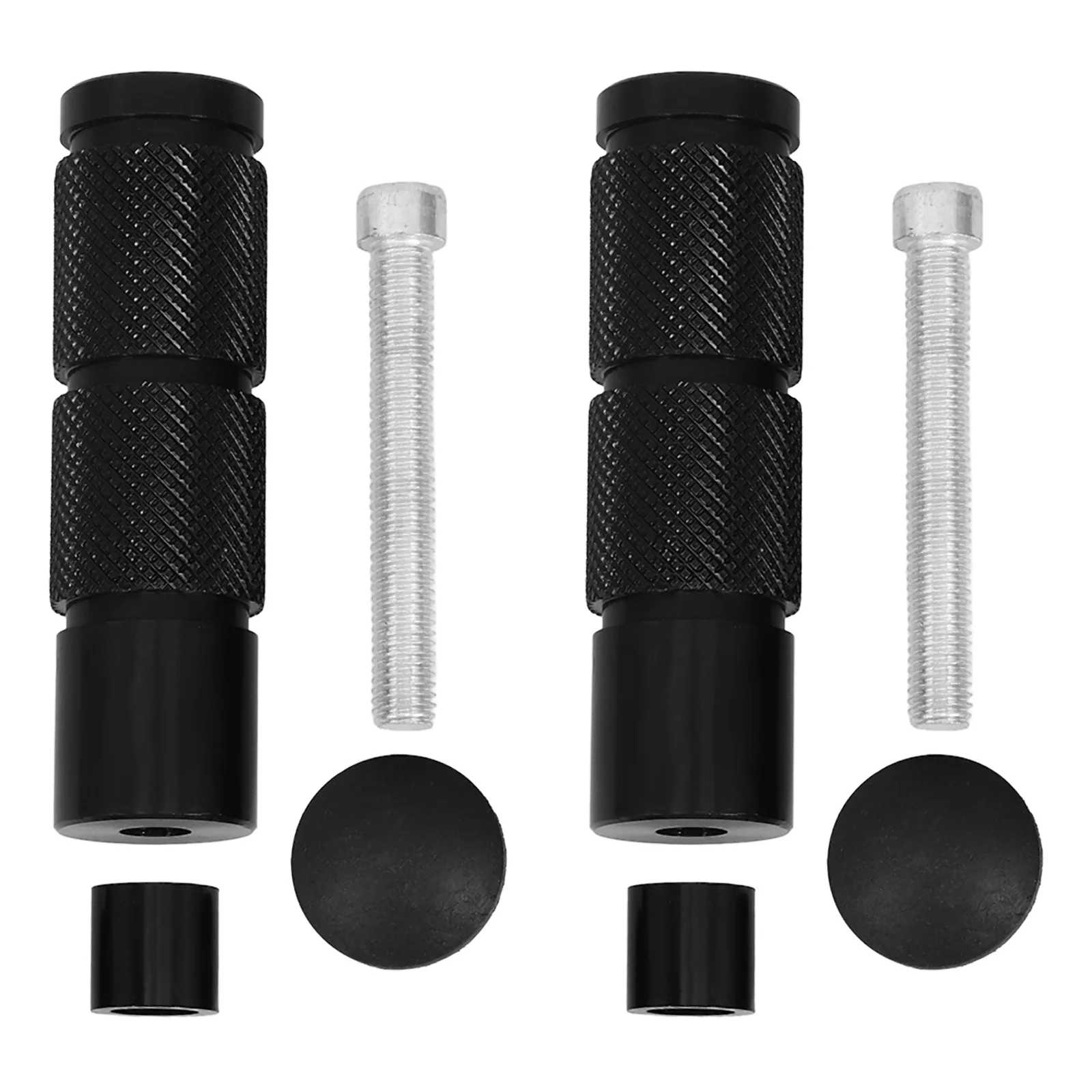 

2Pcs Motorcycle Foot Peg Rear Footrest Peg Pedal Lightweight Black Metal Replacement for Off-Road Motorcycles Motorcycle Foot