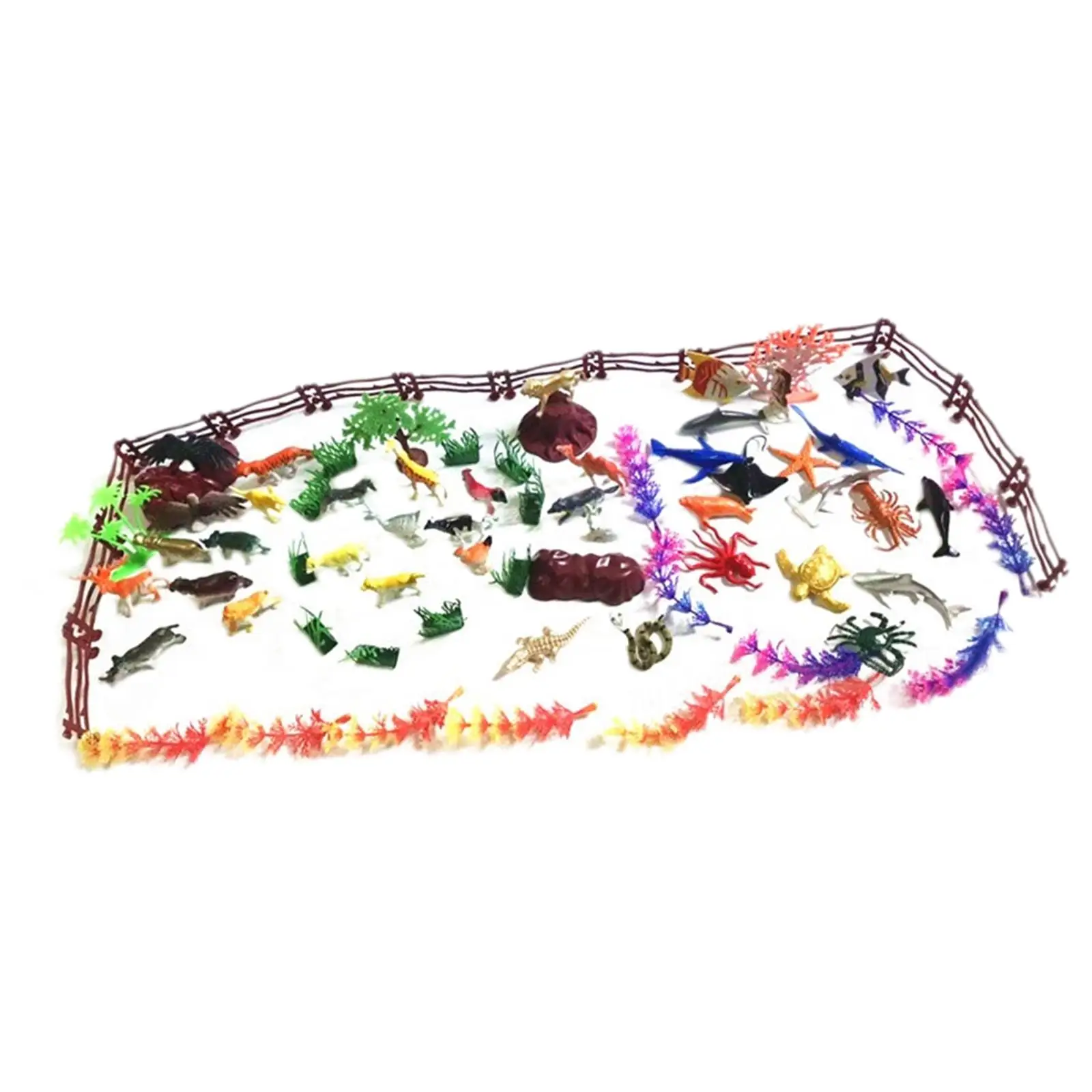 80 동물 인형 어린이를 위한 교육 장난감 파티 호의 및 공예품