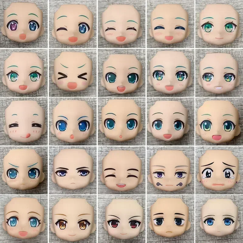 GSC Clay man replaces face OB11 replaces expression doll accessories