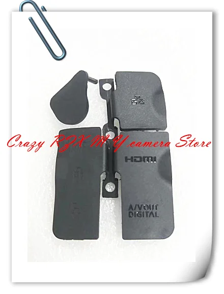 

1set USB/HDMI-compatible DC IN/VIDEO OUT Rubber Door Bottom Cover For Canon 1DX Camera
