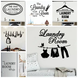 1pc Creative wall stickers for laundry room Wall Sticker Home Decoration Accessories Waterproof Wall Art Decal