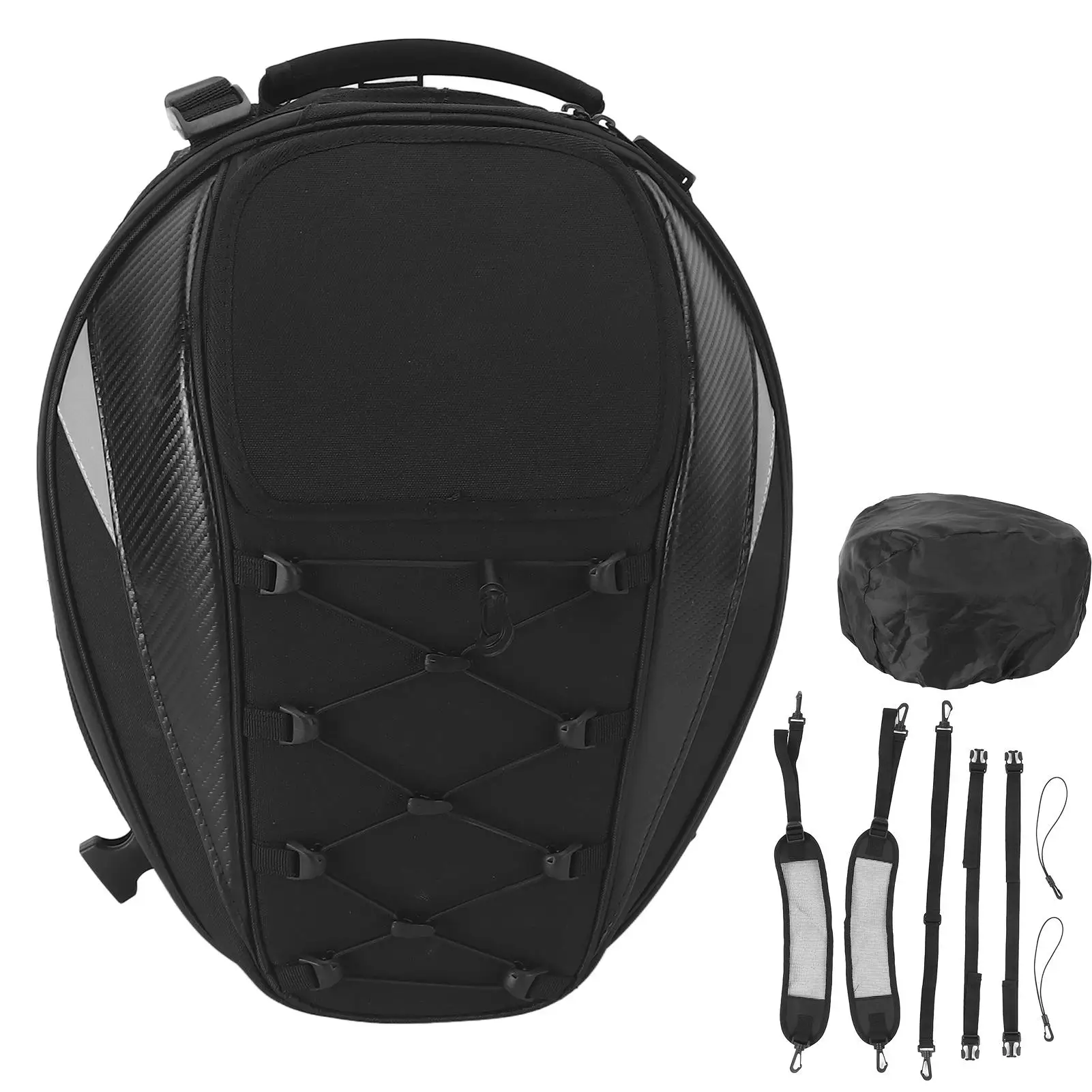 

Waterproof Motorcycle Rear Pouch Bag - Durable Travel Accessory for camping & for hiking Adventures