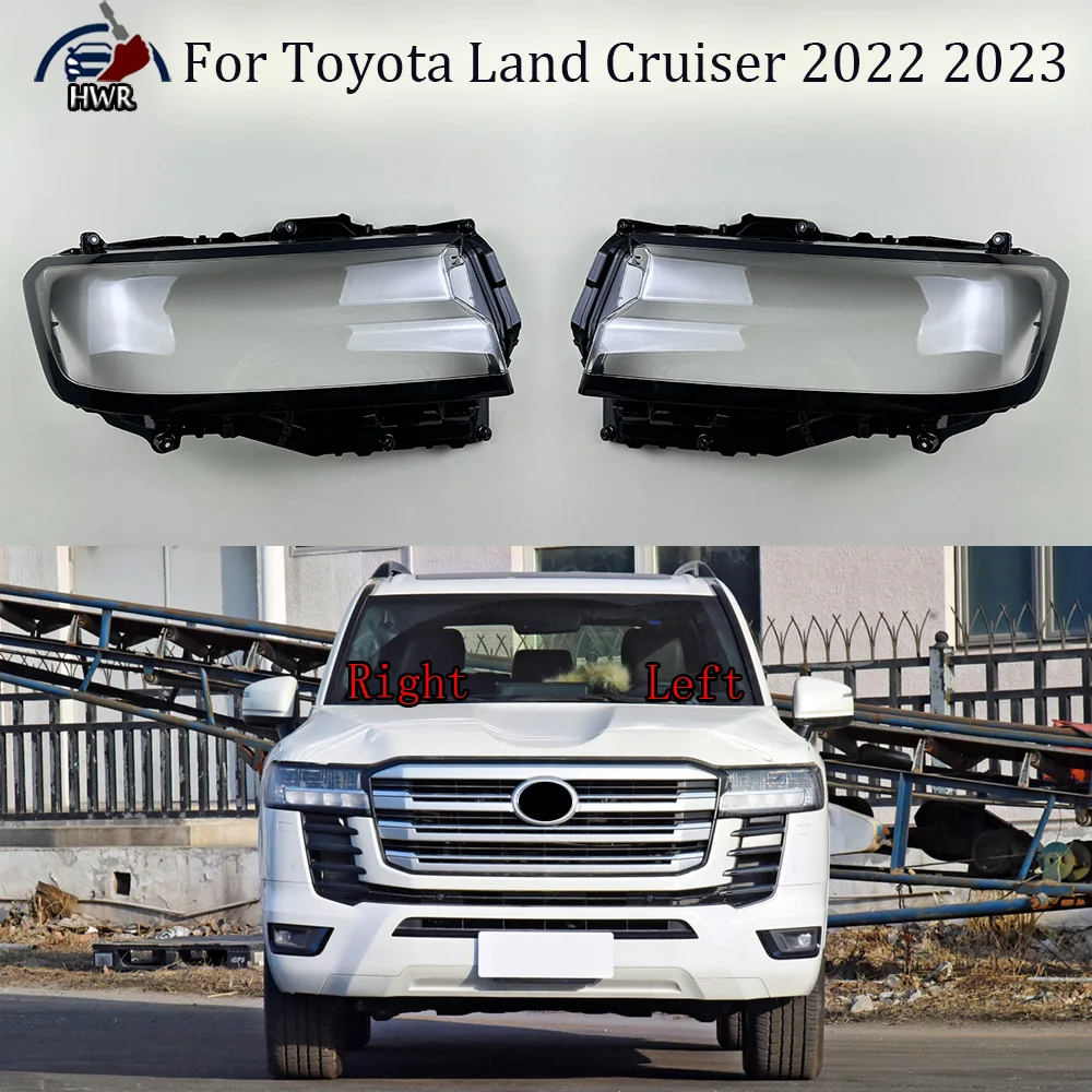 

Car Headlamp Cover Transparent Lamp Shade Headlight Shell Plexiglass Replace Original Lens For Toyota Land Cruiser 2022 2023
