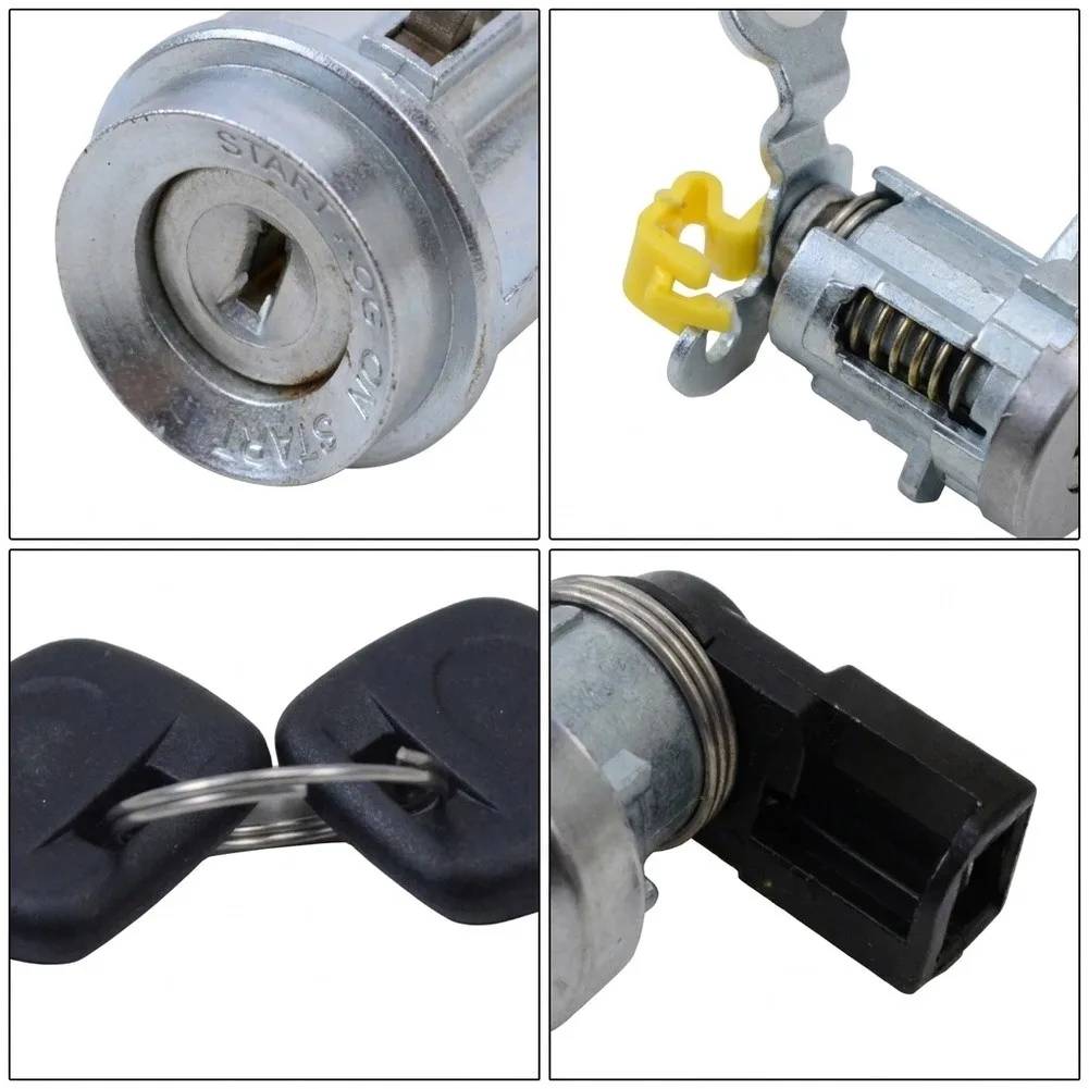 OEM Style Door Lock Cylinder Ignition Set for Toyota For Tacoma 1999-2004 Floor Shift Models No Programming Required
