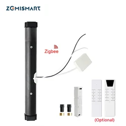 Motor de persiana Tuya Zigbee para cortinas de panal de persiana romana de aluminio, Alexa, Google Home, SmartThings, Control por aplicación Smart Life