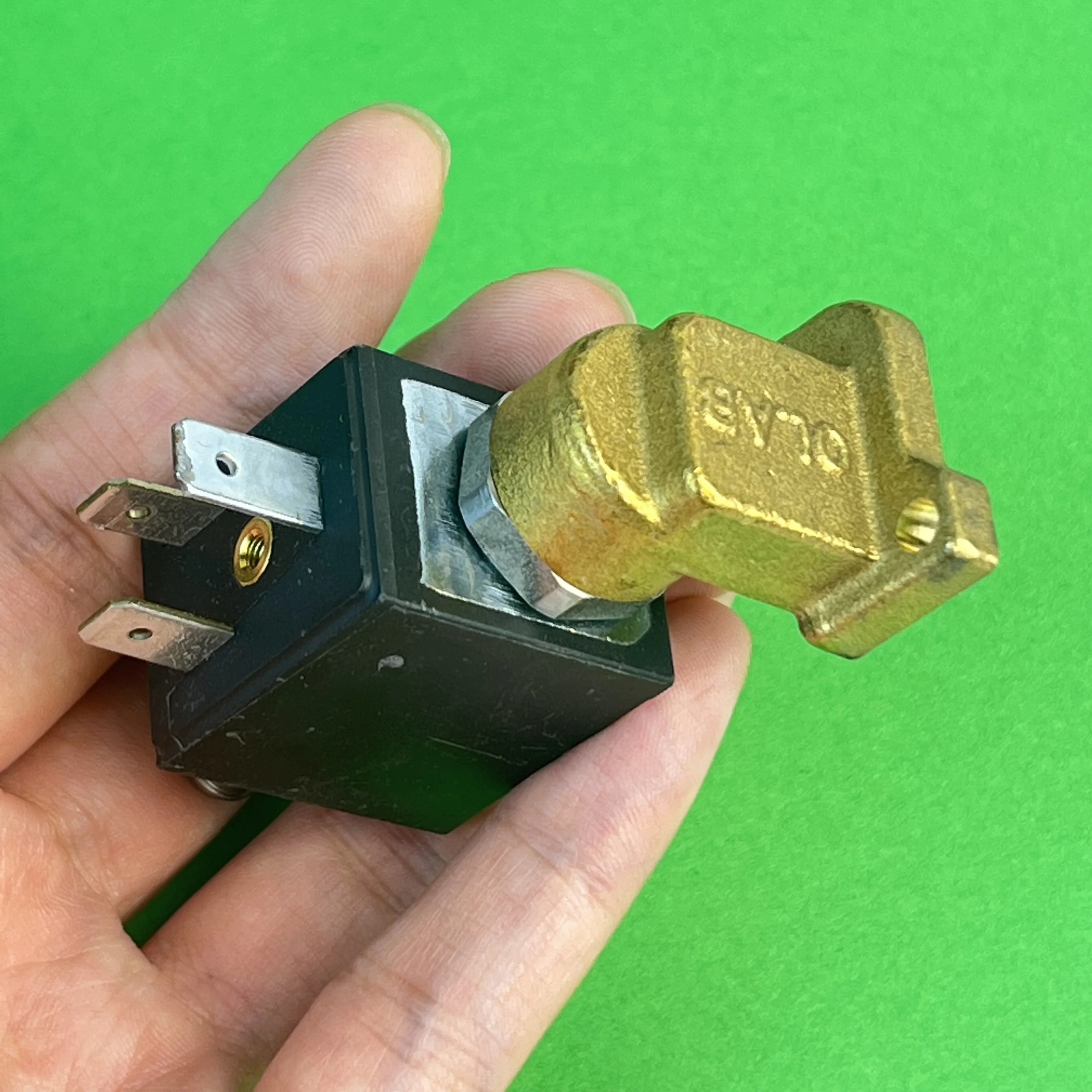 1pc OLAB 9000BH AC 220V 230V 2-Position 3-Way Electric Brass Solenoid Valve for Coffee Machine