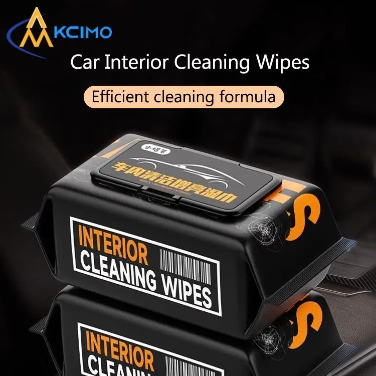 

1Pc Car Interior Cleaning Wipes Multi-functional For Dashboard Seat Leather Console Carpet Disposable Clean Car Washing Towel