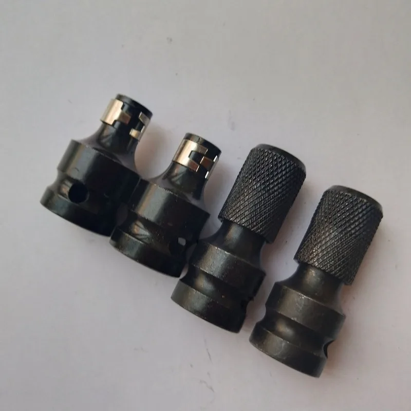 Electric Wrench Conversion Head 1/2 To 1/4 Connecting Rod, Air Batch Hexagonal Batch Head Telescopic Elastic Sleeve Joint