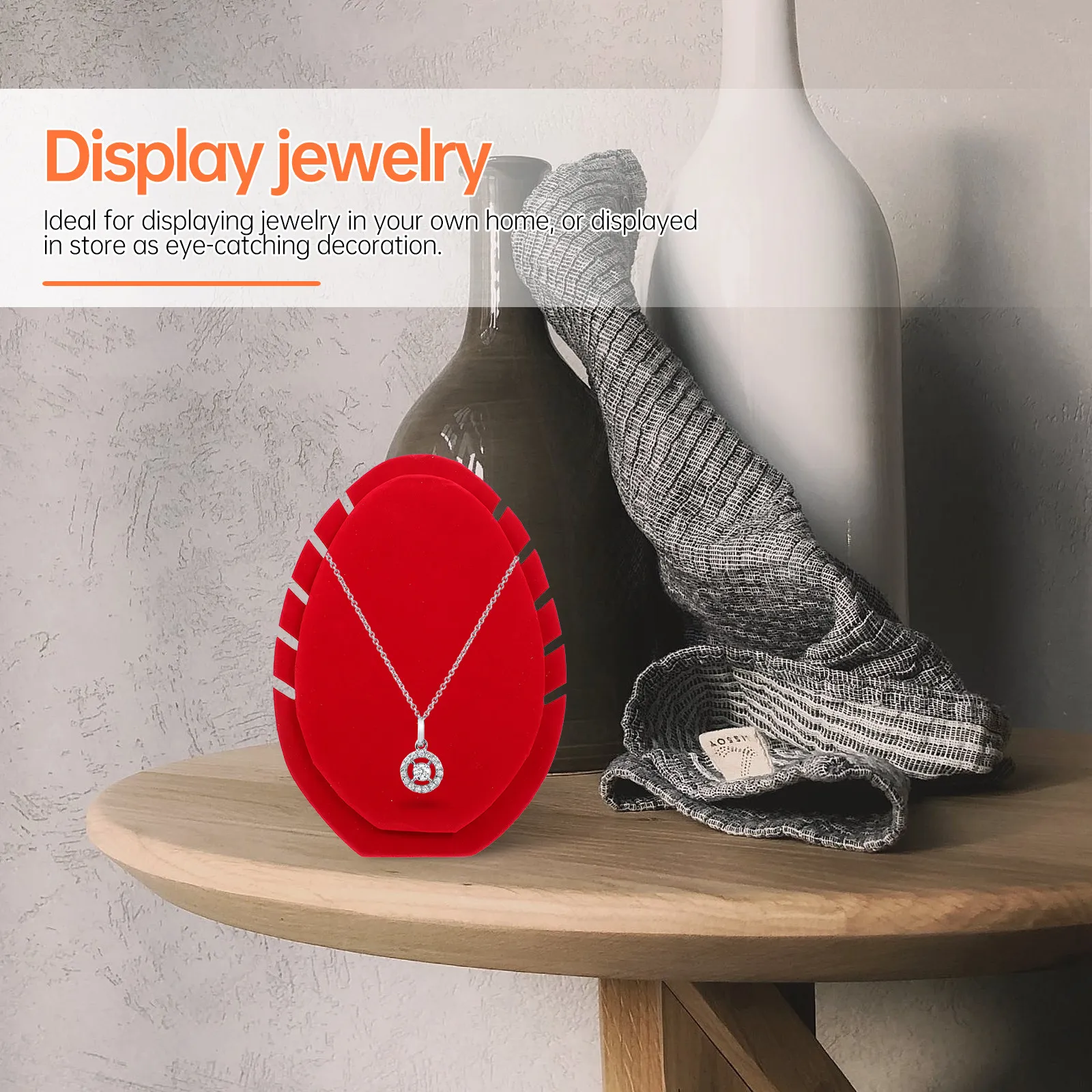 1Pcs Lightweight Sturdy Pineapple Jewelry Organizer Rack Necklace Display Stand for Retail Shop Home Decor Clavicle Chain Holder