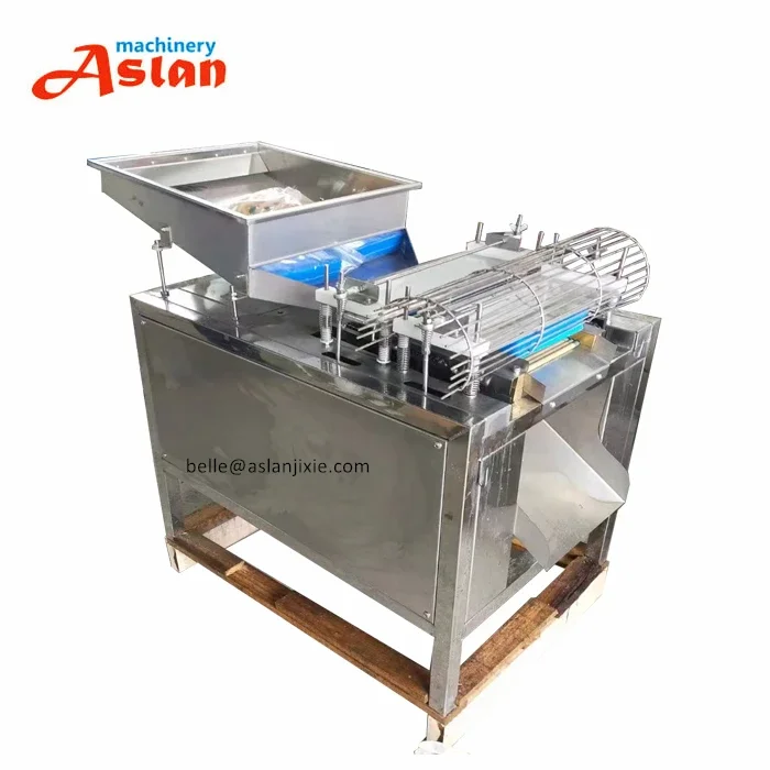 Chain Type Quail Egg Shelling Machine Automatic Quail Egg Shell Peeling Machine Quail Breaking Machine Line