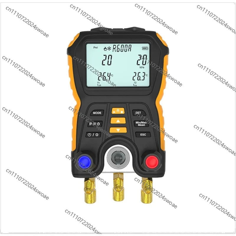 For Automotive Air Conditioner R134a Refrigerant Meter Vacuum Refrigerant  Meter Electronic Digital Fluoride Meter