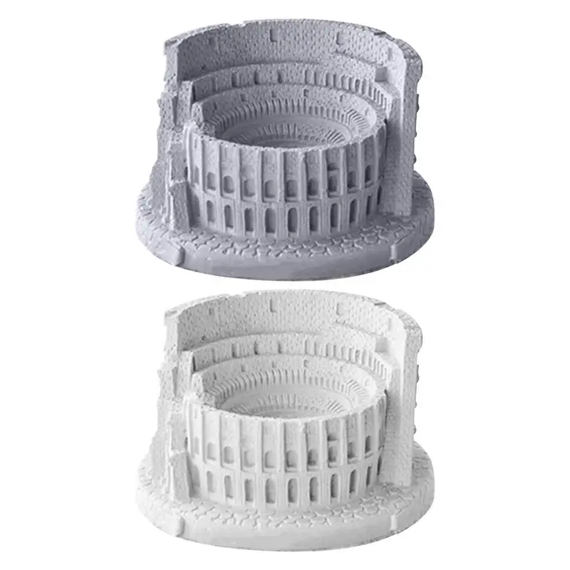 Colosseums Miniature Plaster Room Diffuser Unique Statue Decor Durable Desk Decoration Vintage Art Gift home decor supplies