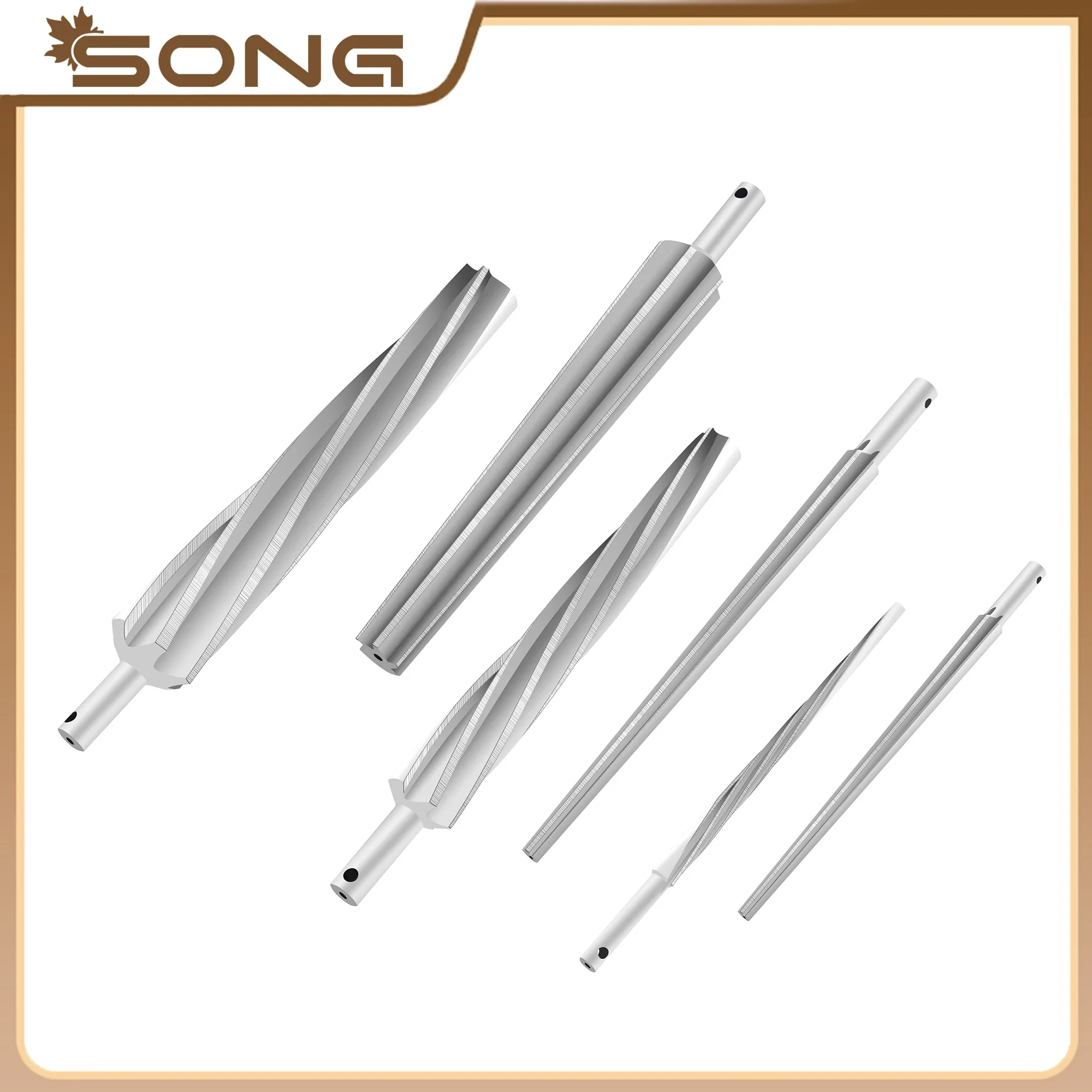 3/4 4/4 1/2 1/4 Violin Viola Peg Hole Reamer Wood Handle HSS Spiral/straight Cut Reamer Cello Neck Luthier Repair Tool Machine