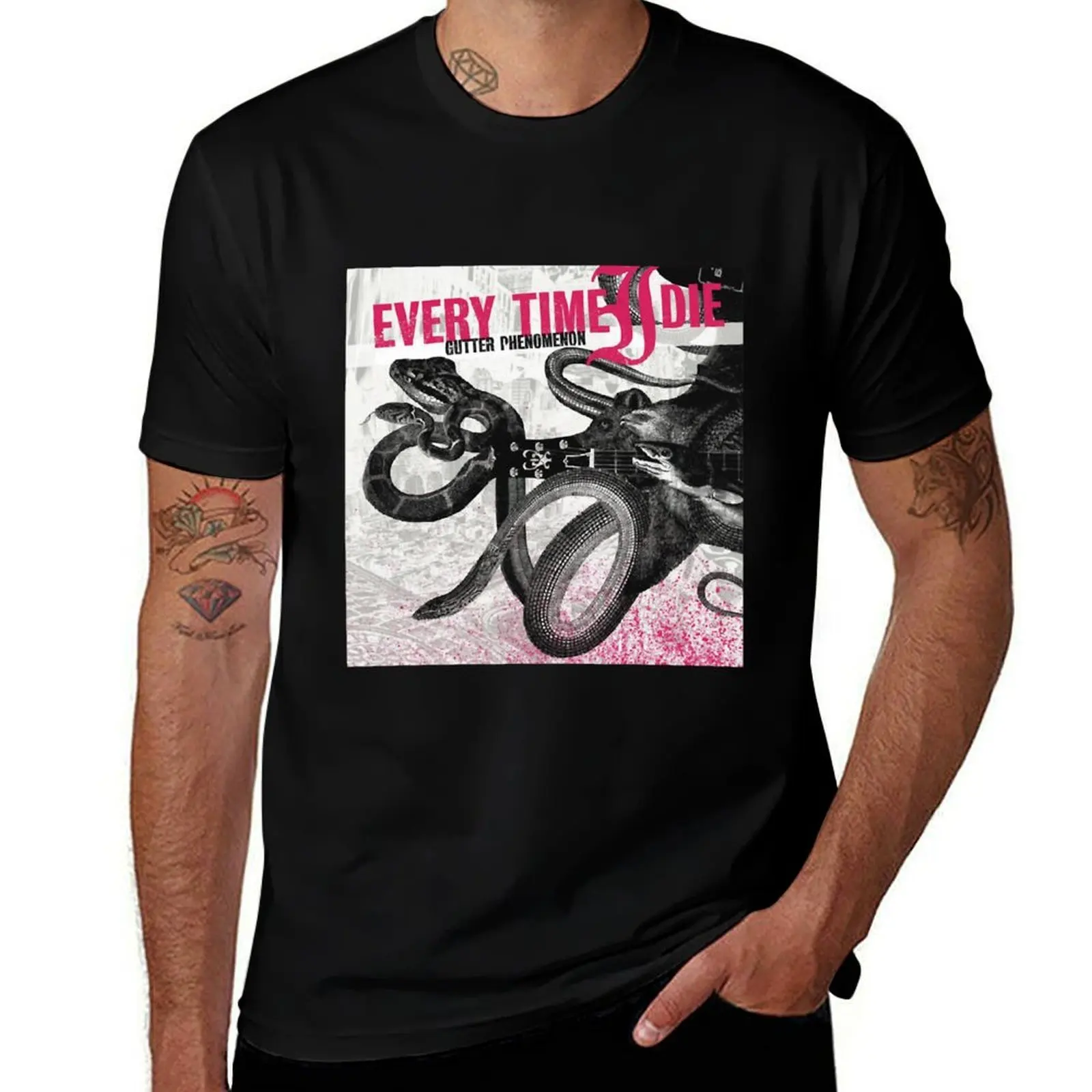 For Men Women Every Time I Die Retro Vintage T-Shirt Retro Graphic Print T-Shirt