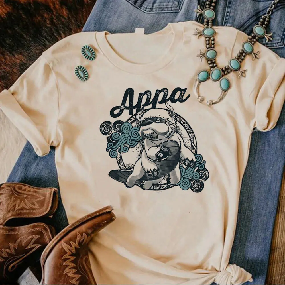 

Avatar the Last Airbender shirt female University Comfortable streetwear anime Trendy t shirt Pastel graphic Comfortable Punk
