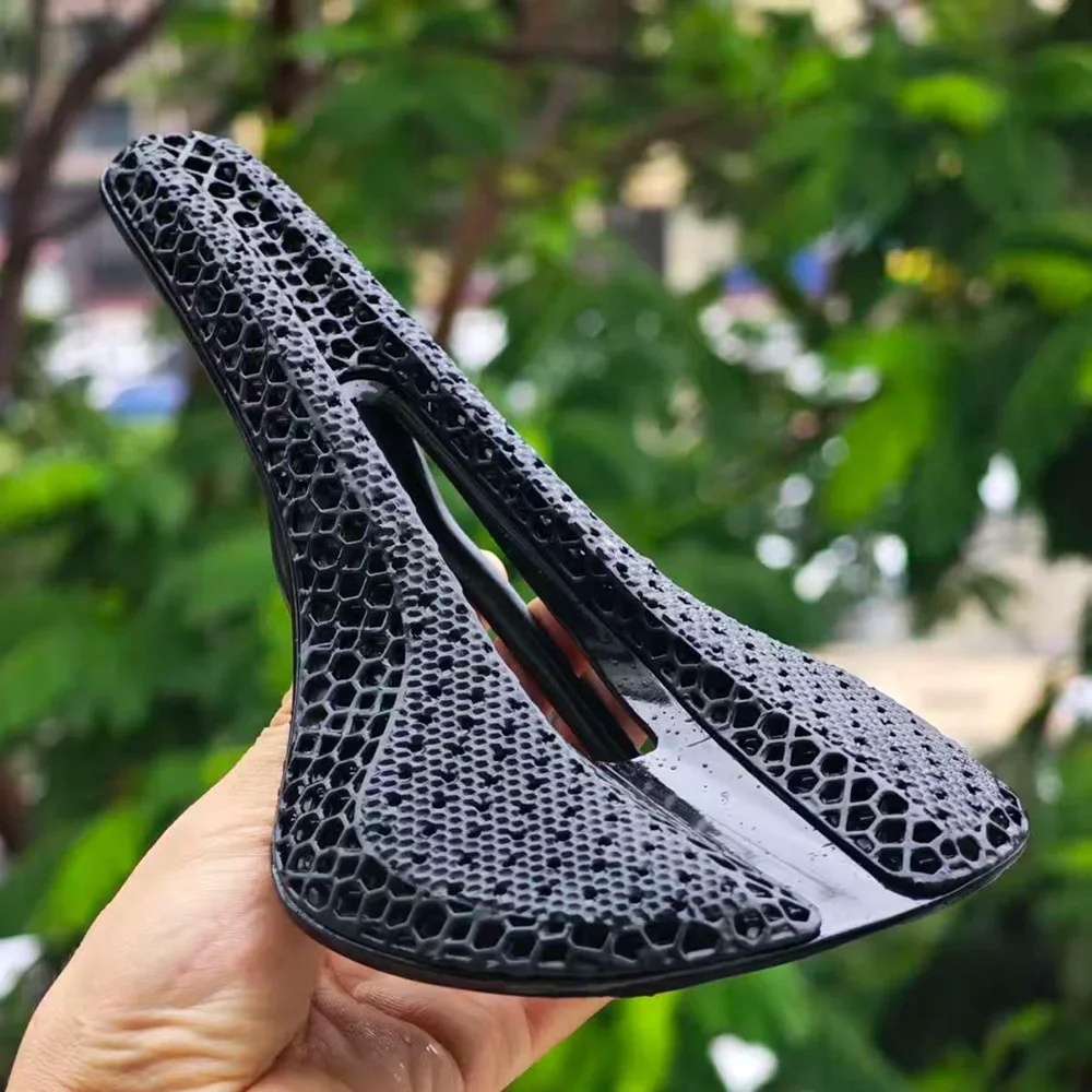 

PS-GLAXY 3D Printed Carbon Fiber Bike Saddle Ultra Lightweight Road/MTB Racing Seat for Cycling Comfortable Ergonomic Design