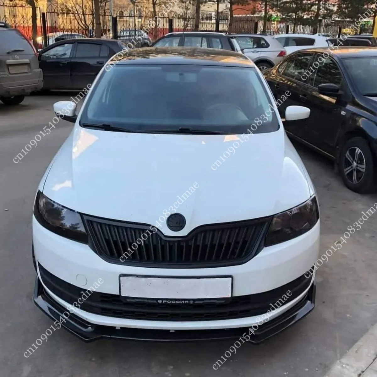 

Front Bumper Spoiler Lip Splitter Diffuser for Skoda Fabia MK3 NJ 2015-2020 Auto Lower Blade Skirt Body Aero Kit Tuning Parts