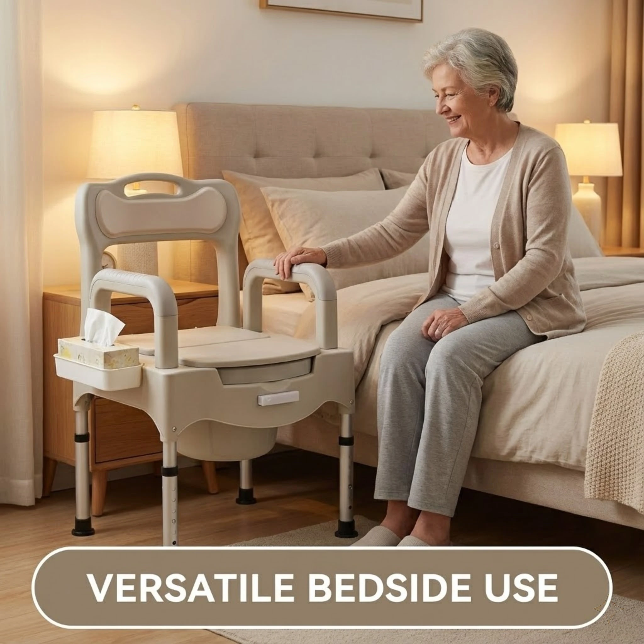 

Регулируемое по высоте кресло для душа, сиденье для инвалидов и инвалидов, взрослых, нескользящий туалетный аппарат с держателем для салфеток